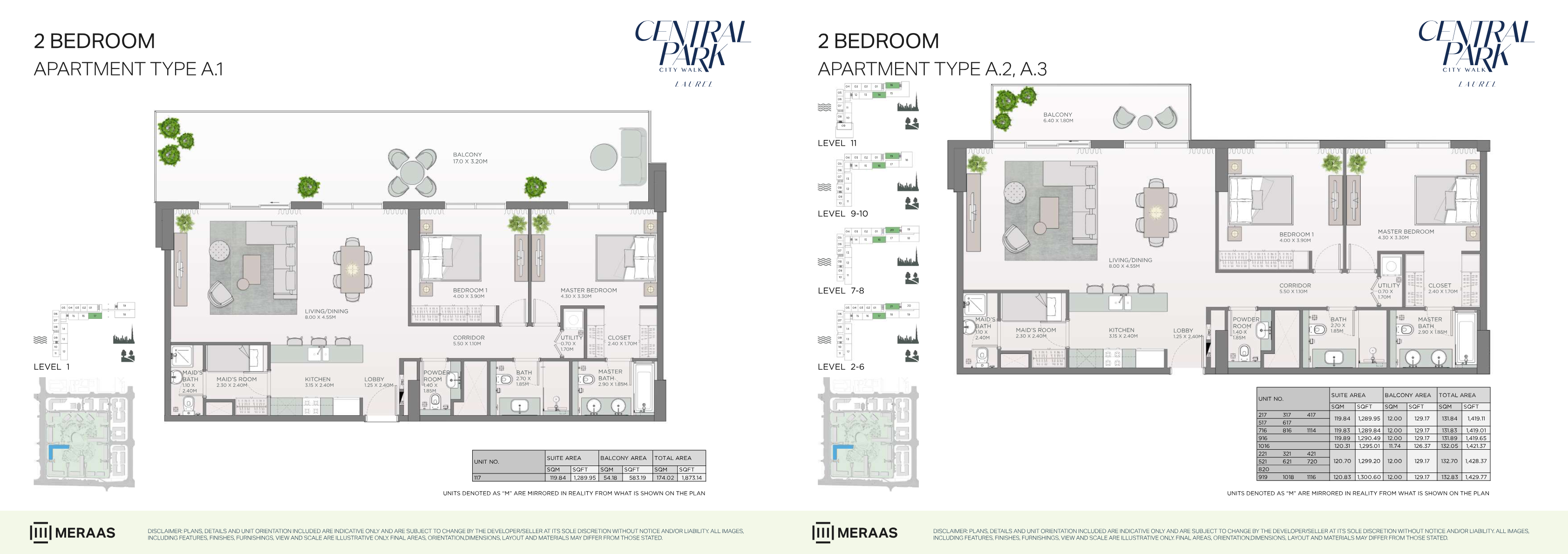 Laurel 2BR floor plan