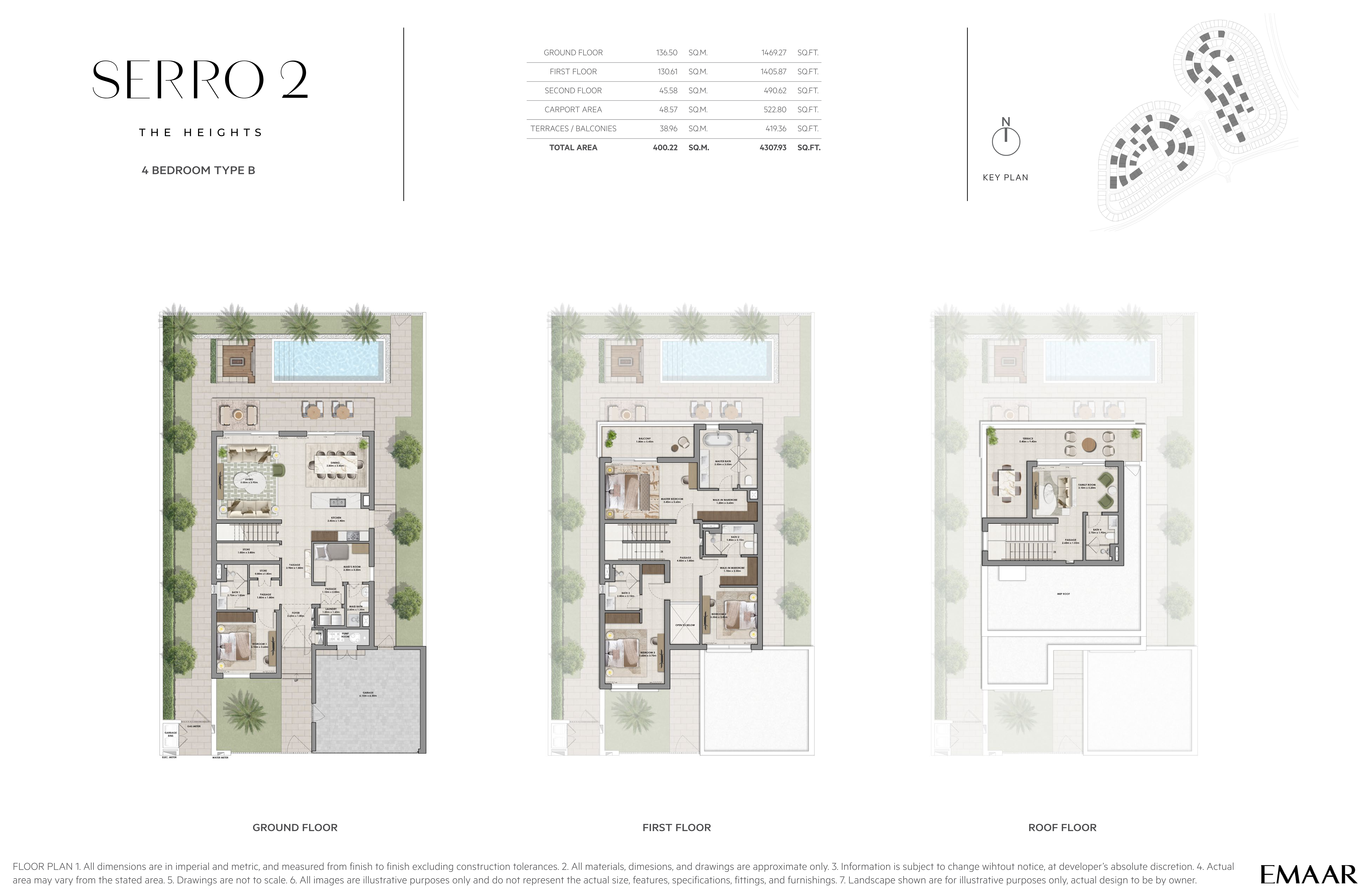 Serro 2 4BR floor plan