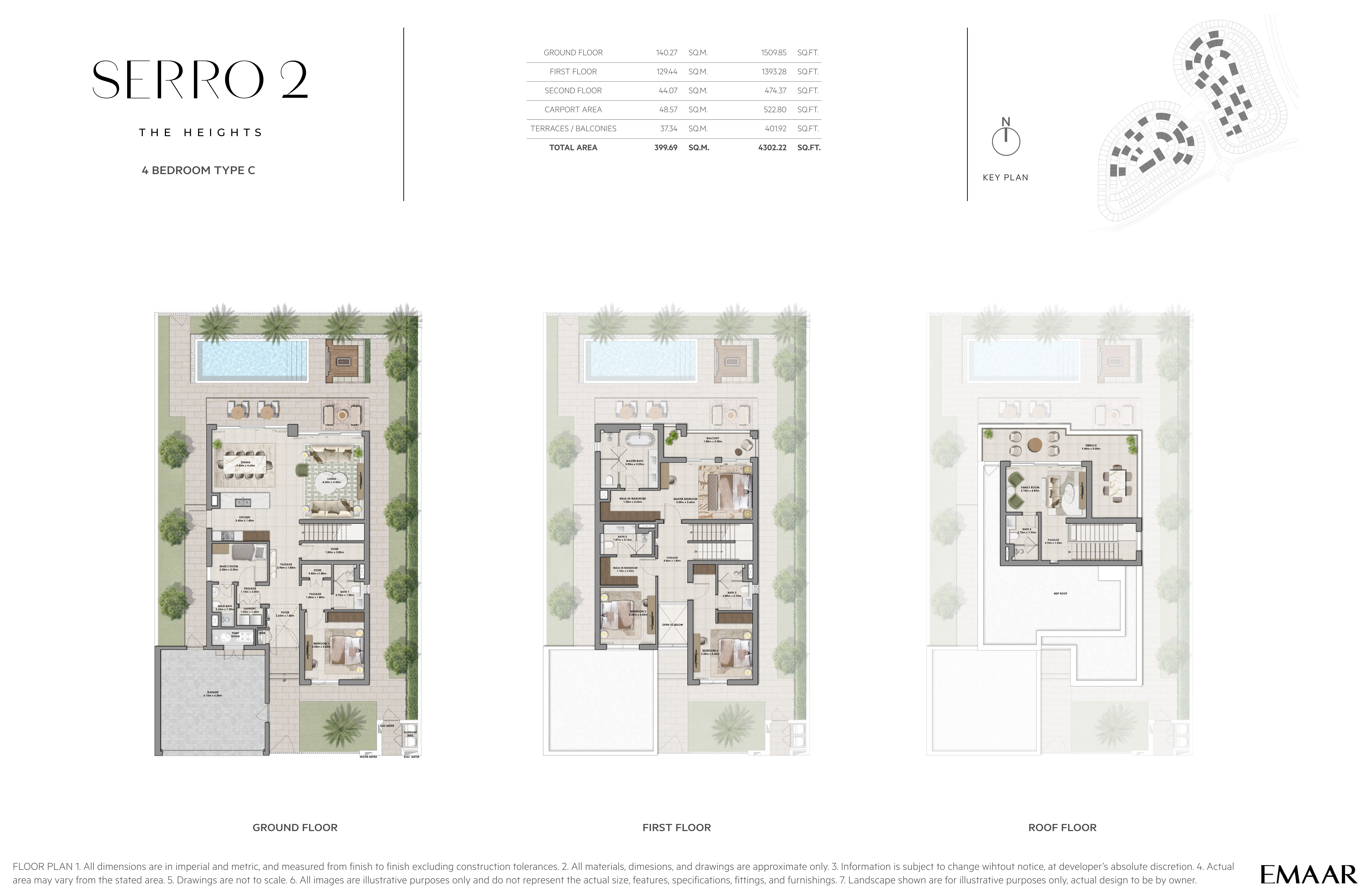 Serro 2 4BR floor plan
