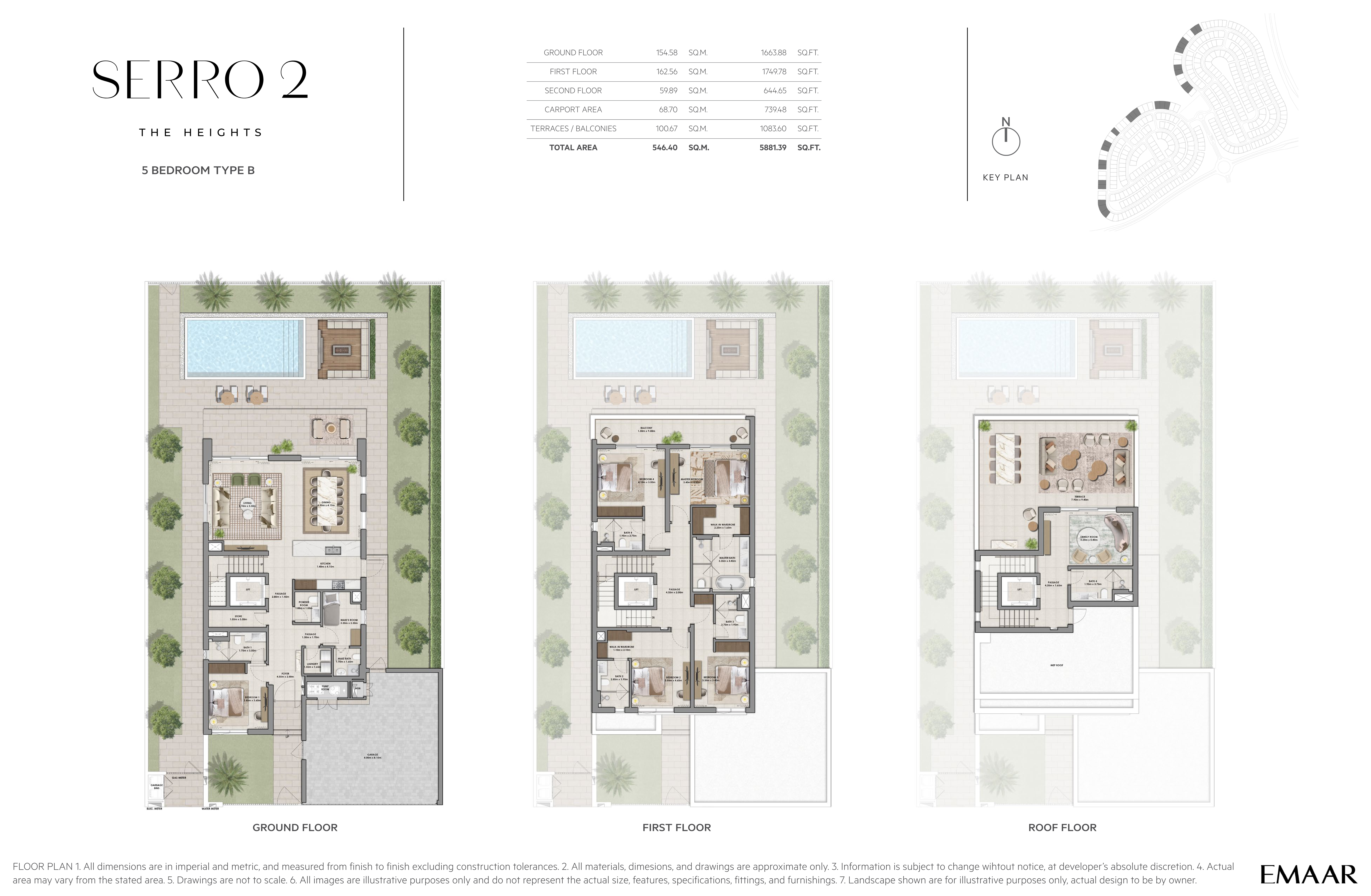 Serro 2 5BR+ floor plan