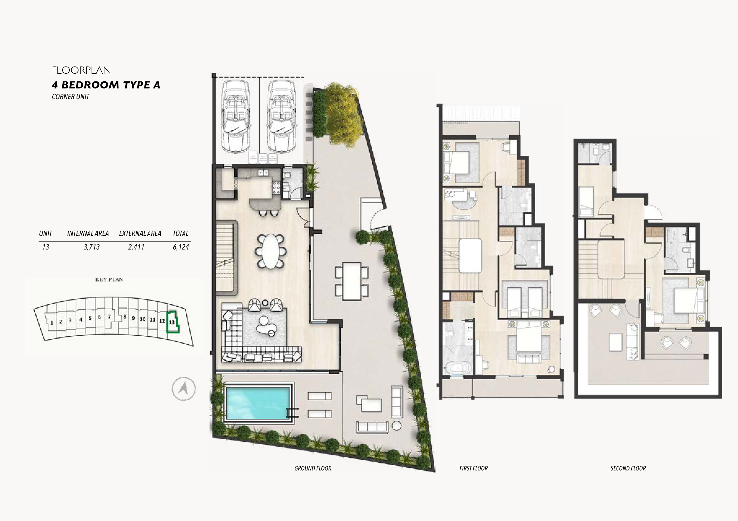 Le Parc Homes 4BR floor plan