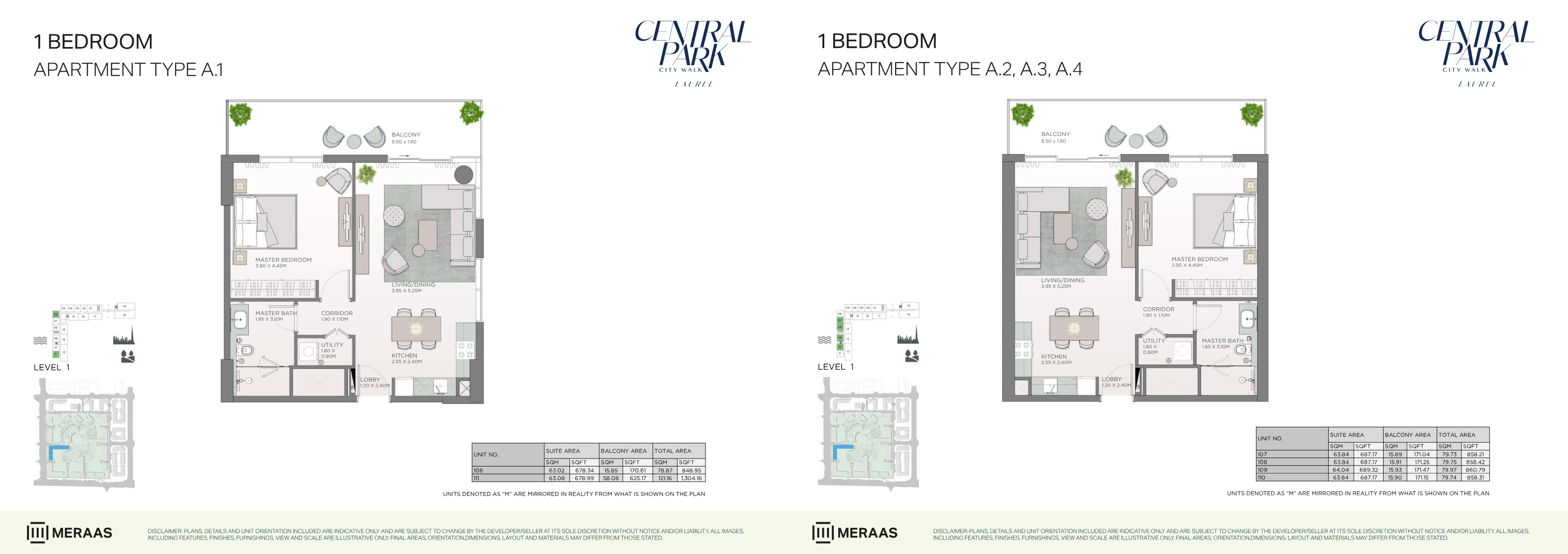 Nad Al Sheba Gardens Villa Plots 1BR floor plan