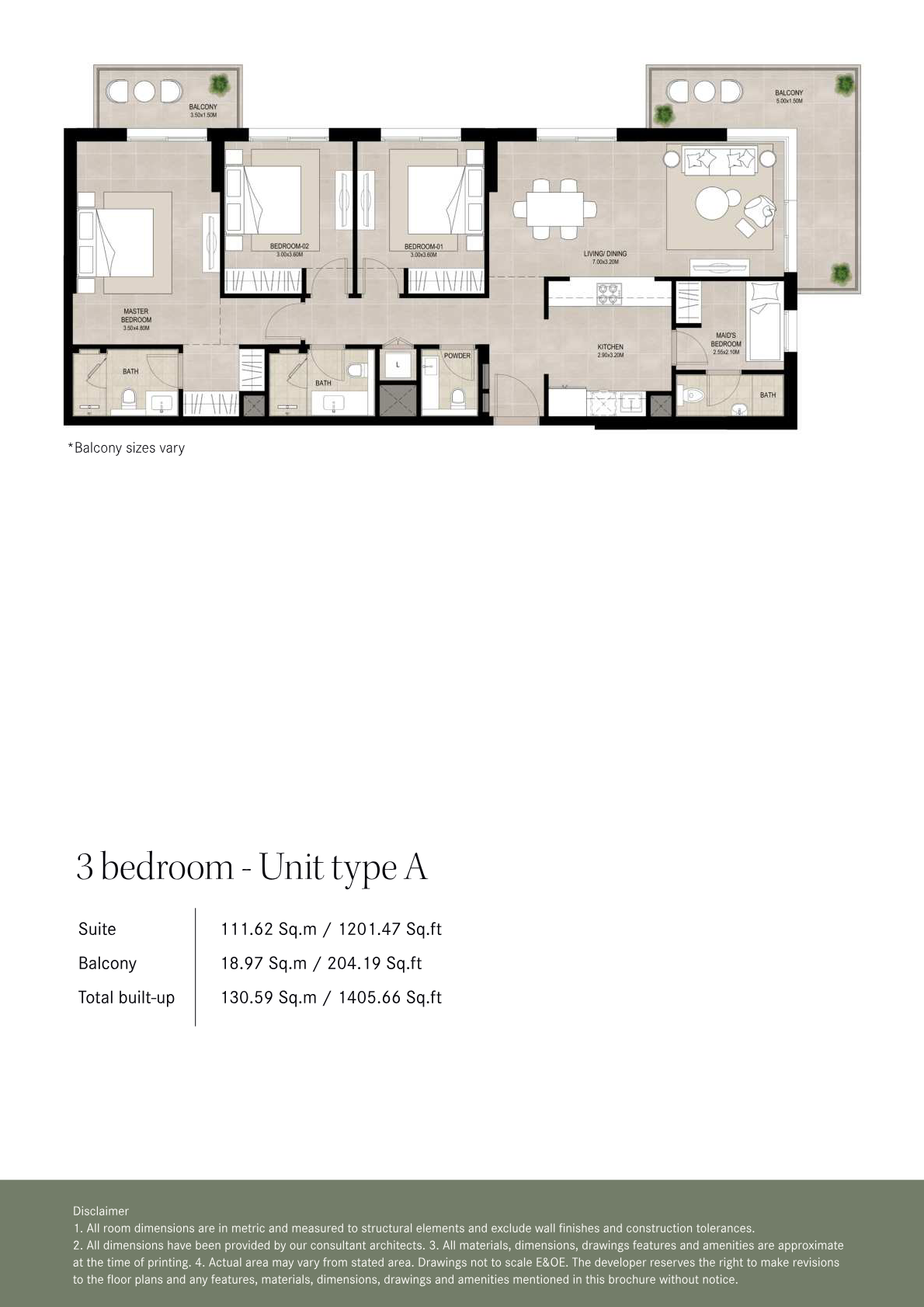 Ellison 3BR floor plan