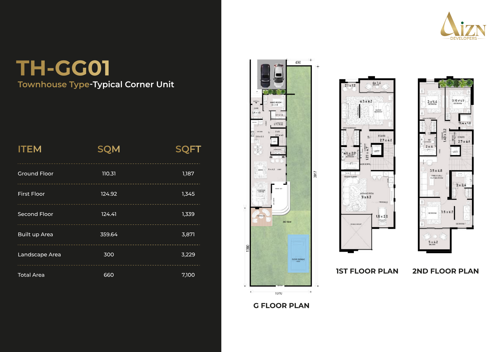 Grand Glow Townhouse floor plan