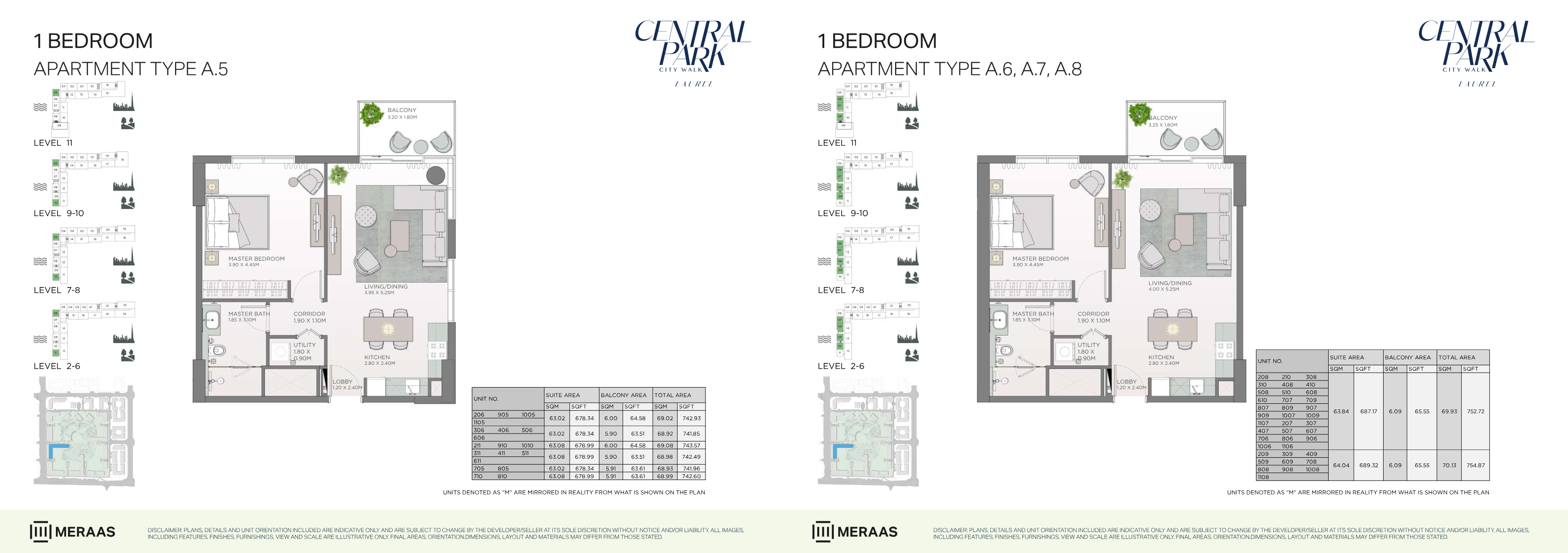 Laurel 1BR floor plan