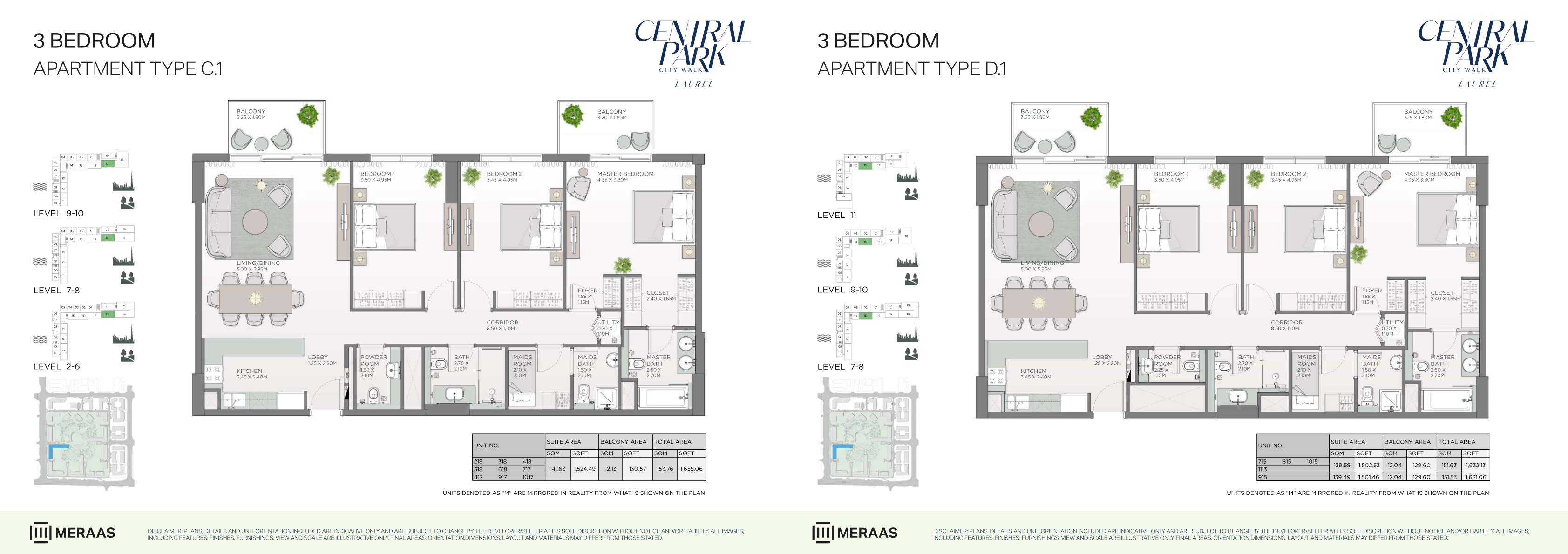 Laurel 3BR floor plan