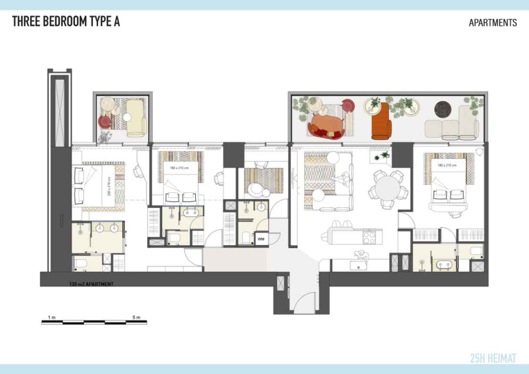 25H Heimat 3BR floor plan