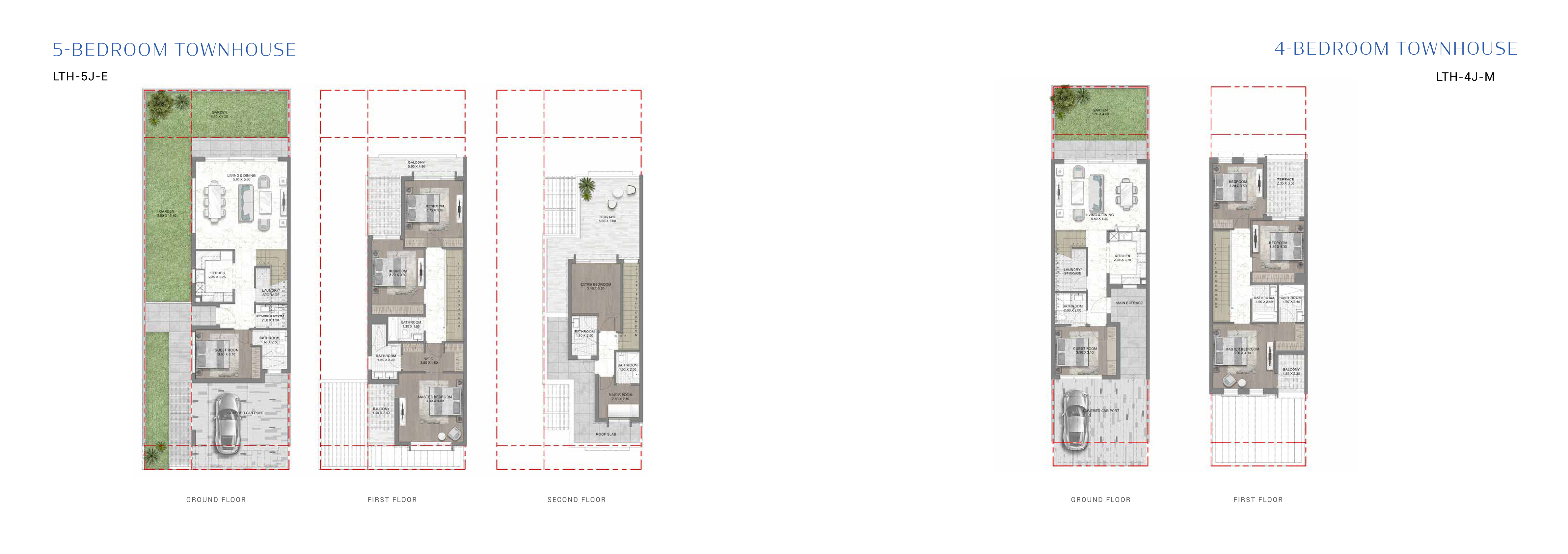 Mykonos Townhouse floor plan