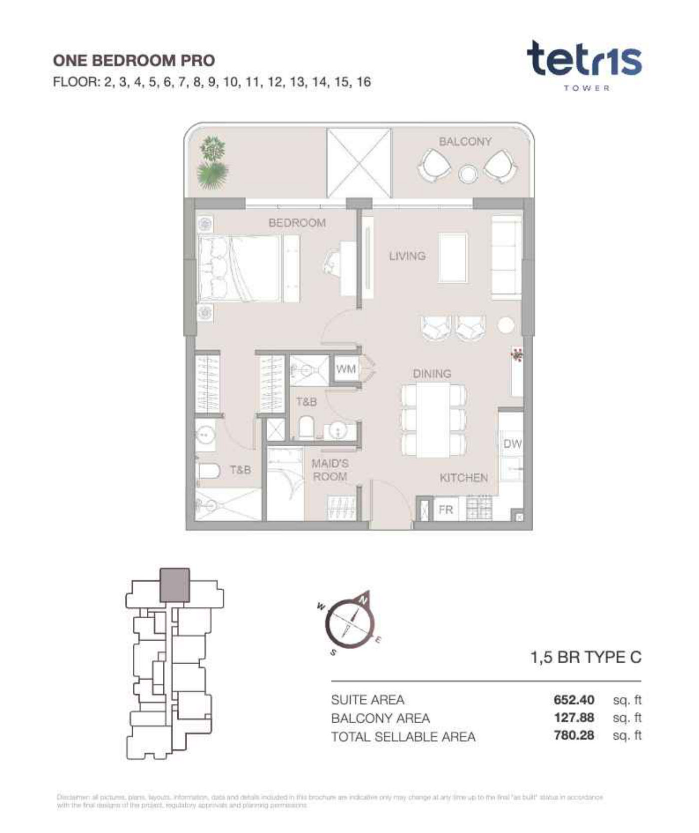 TETR1S Tower 5BR+ floor plan