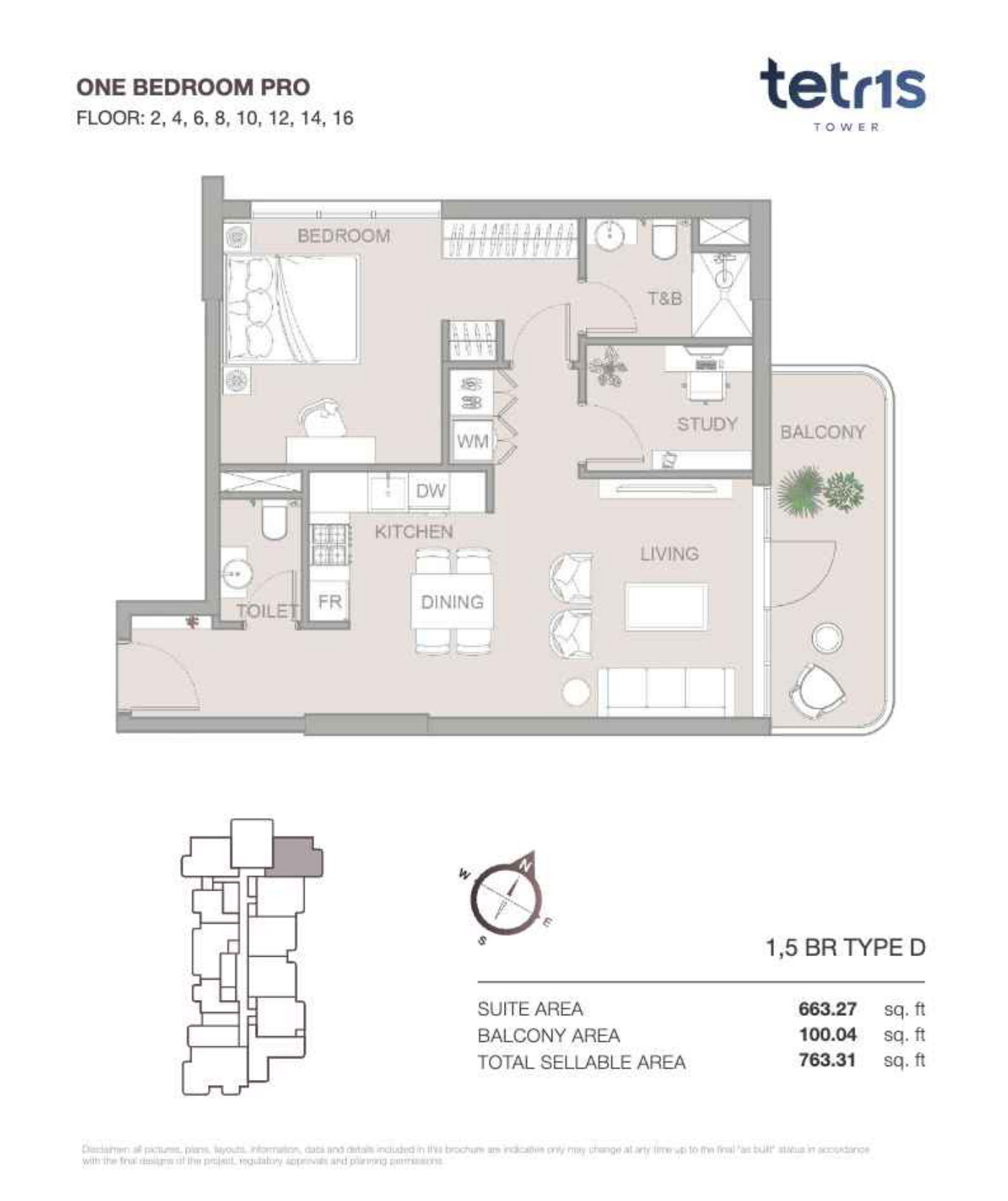TETR1S Tower 5BR+ floor plan