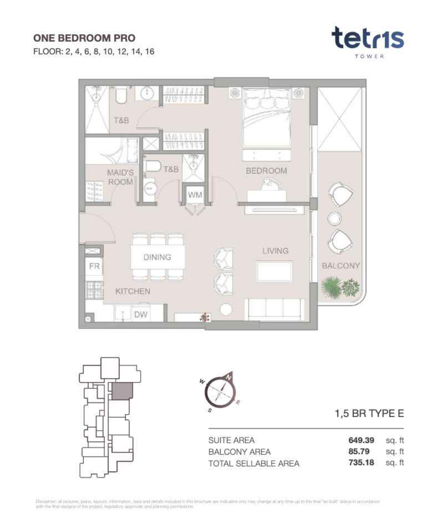 TETR1S Tower 5BR+ floor plan