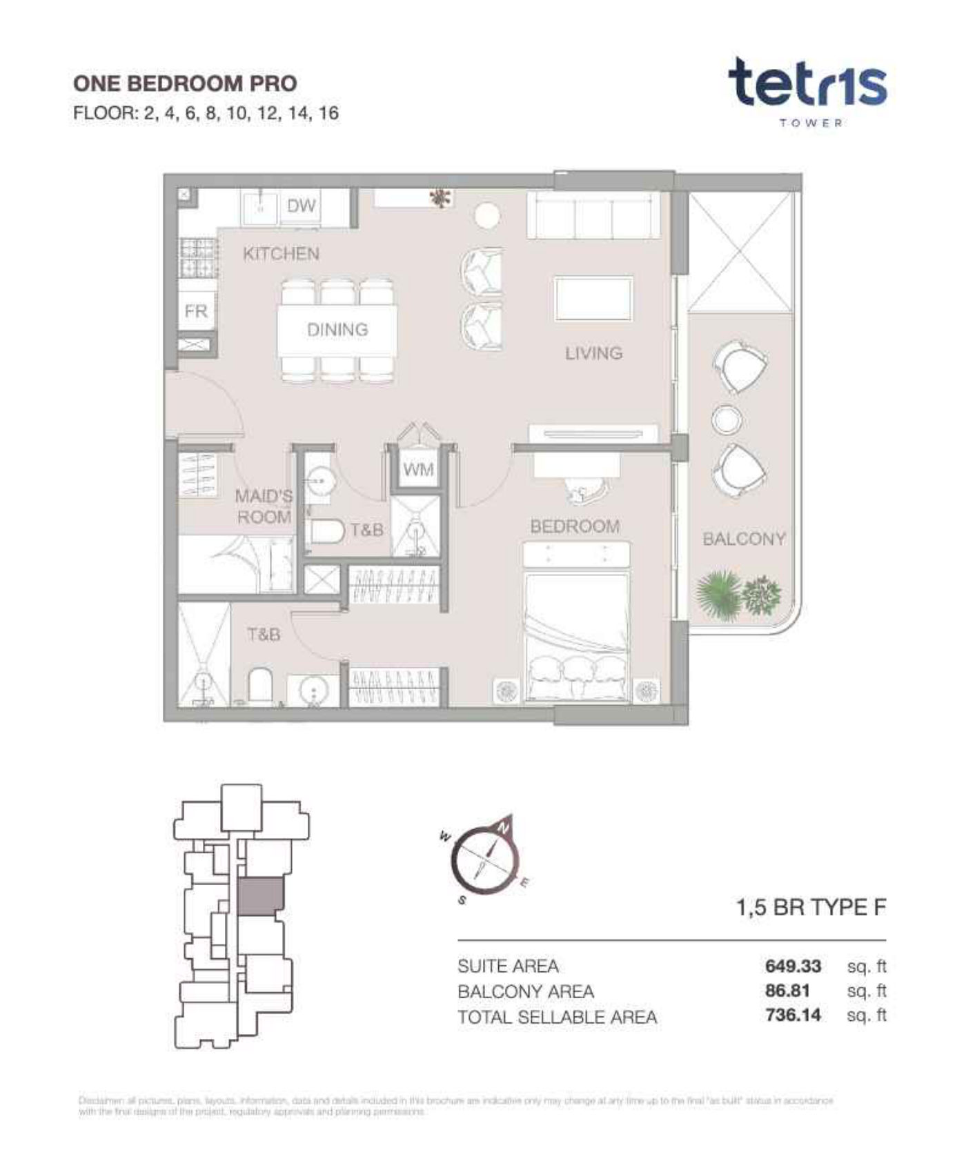 TETR1S Tower 5BR+ floor plan