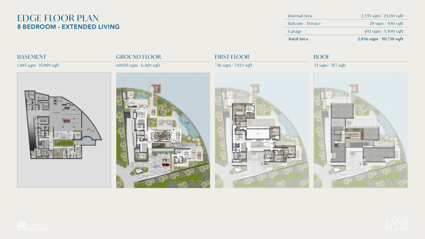 Lanai Islands 5BR+ floor plan