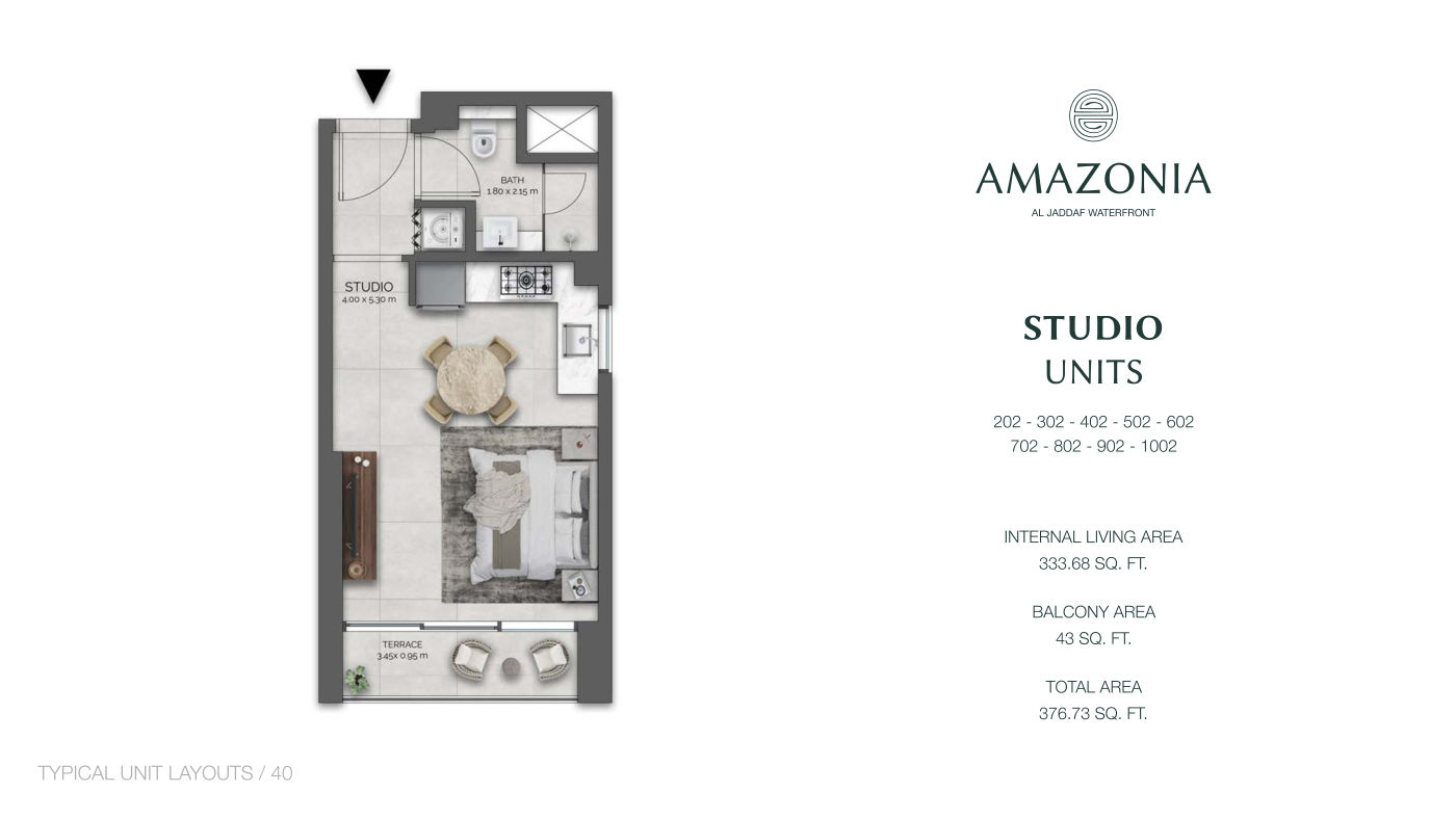Amazonia Studio floor plan