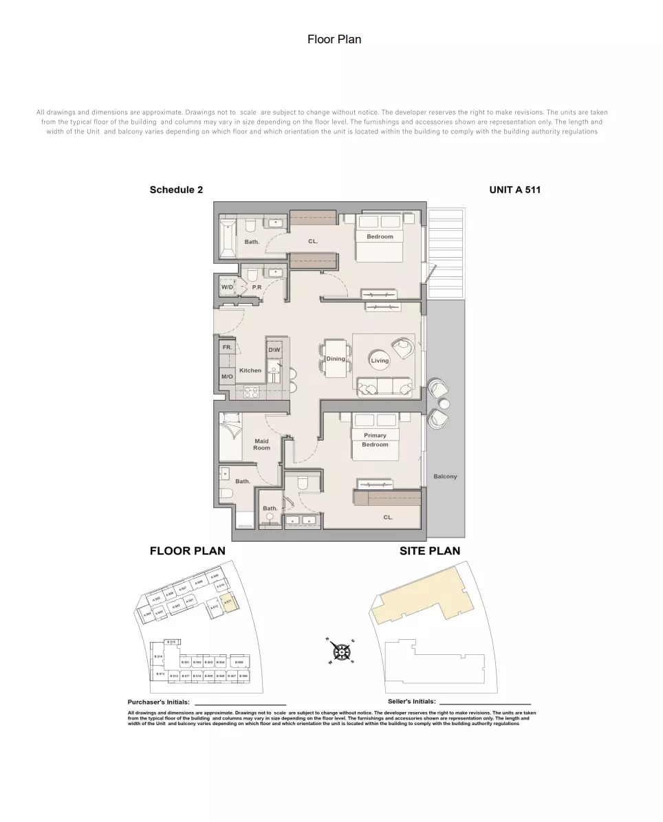 The Hillgate 2BR floor plan
