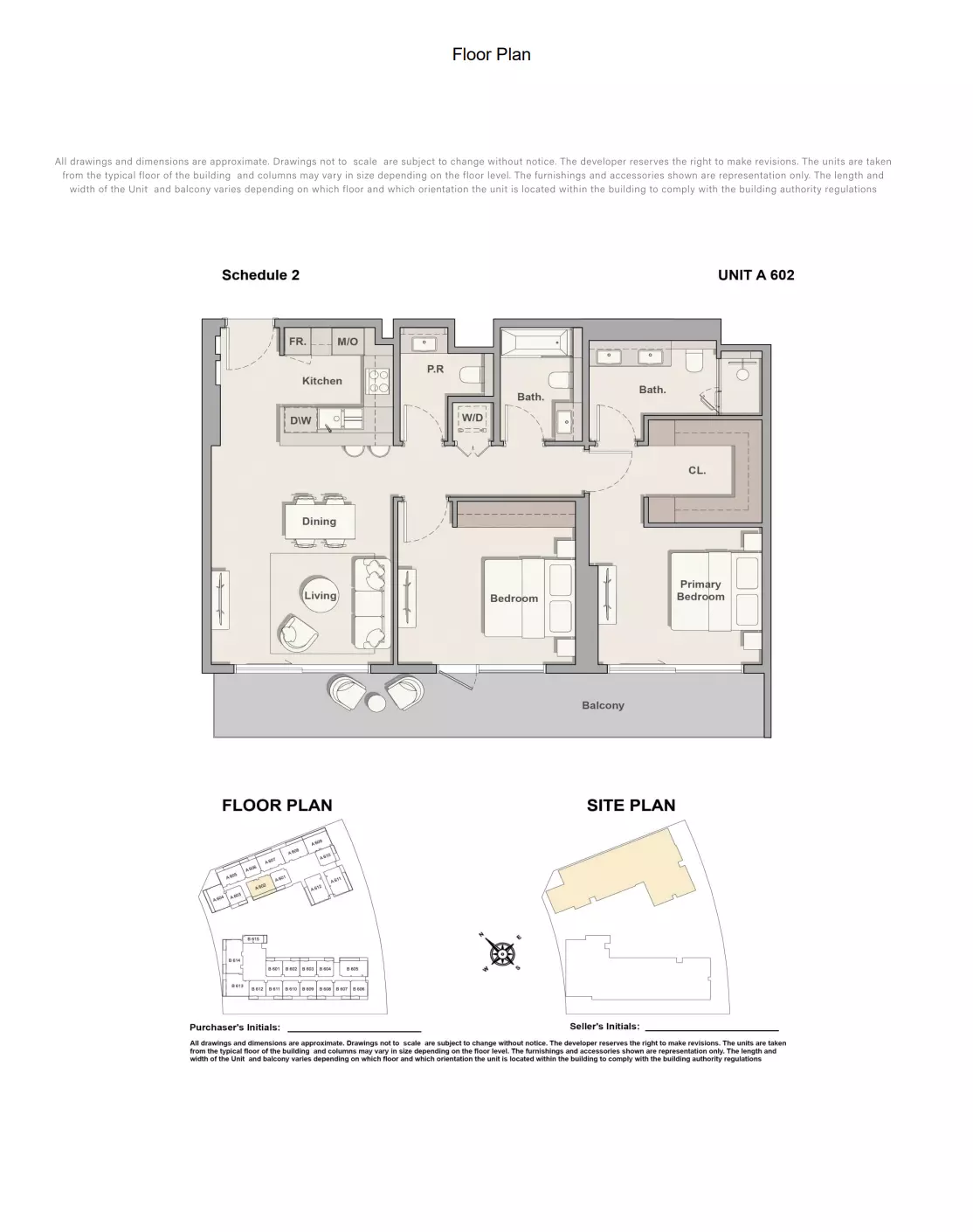 The Hillgate 2BR floor plan
