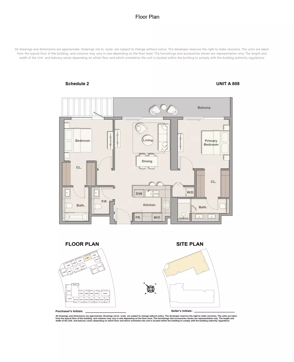 The Hillgate 2BR floor plan