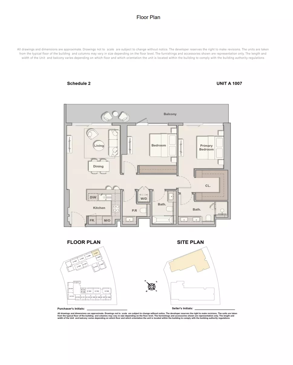 The Hillgate 3BR floor plan