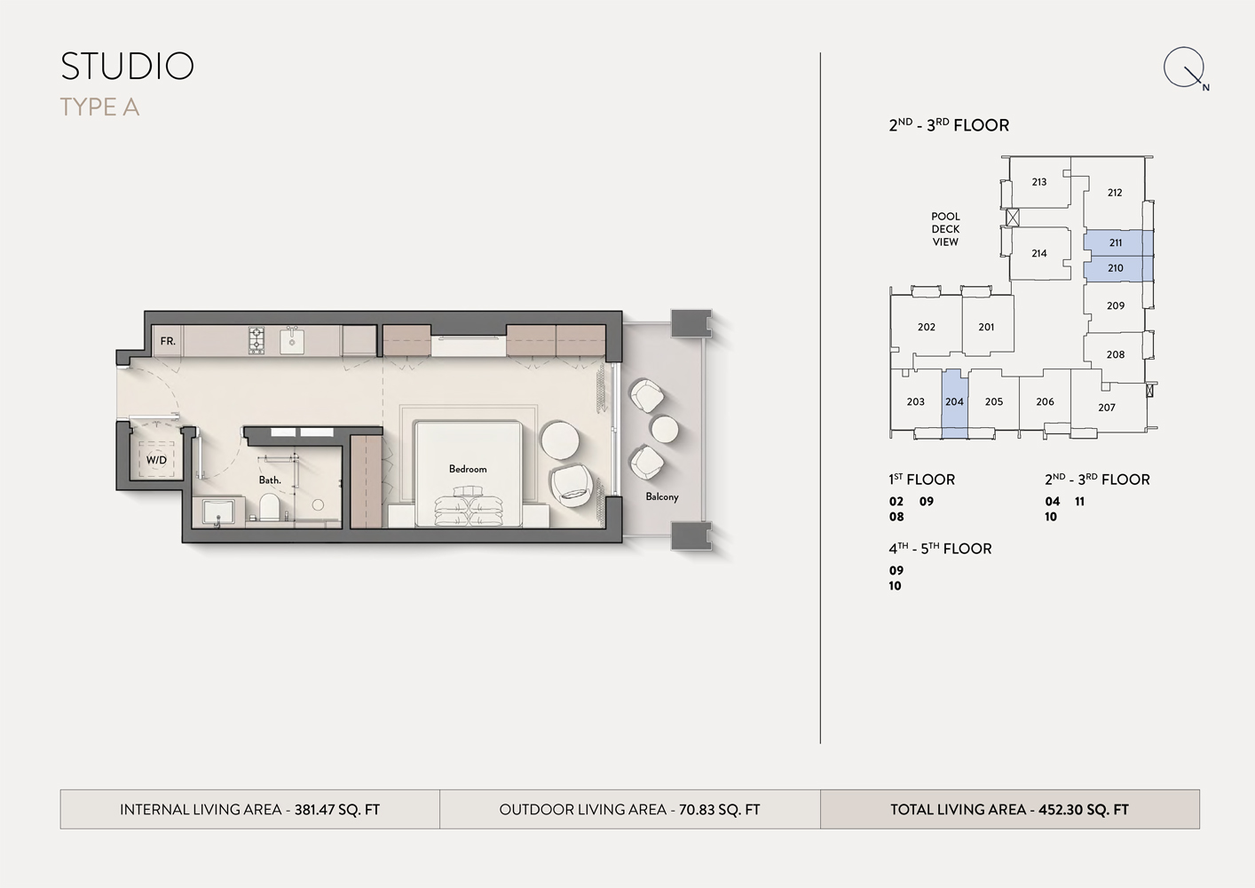 Hillmont Residences 2BR floor plan