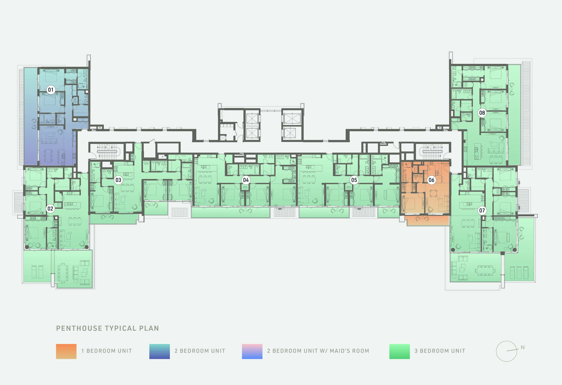 Ellington House Penthouse floor plan