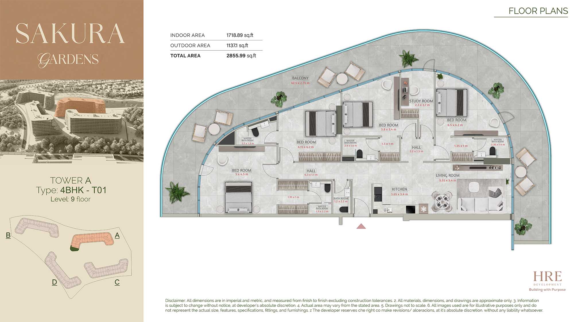 Sakura Gardens 4BR floor plan