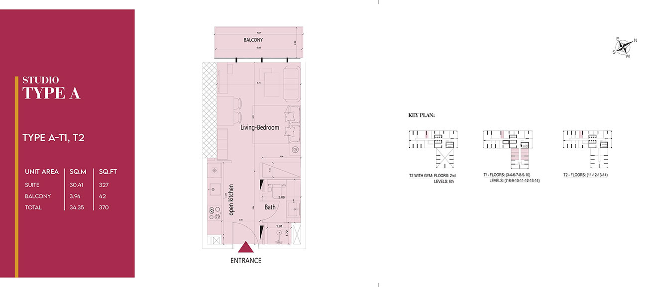 Society House 3BR floor plan