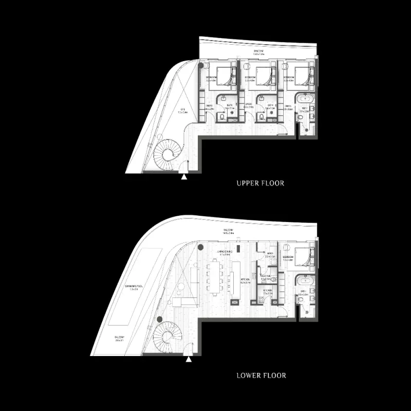 SAAS Hills 4BR floor plan