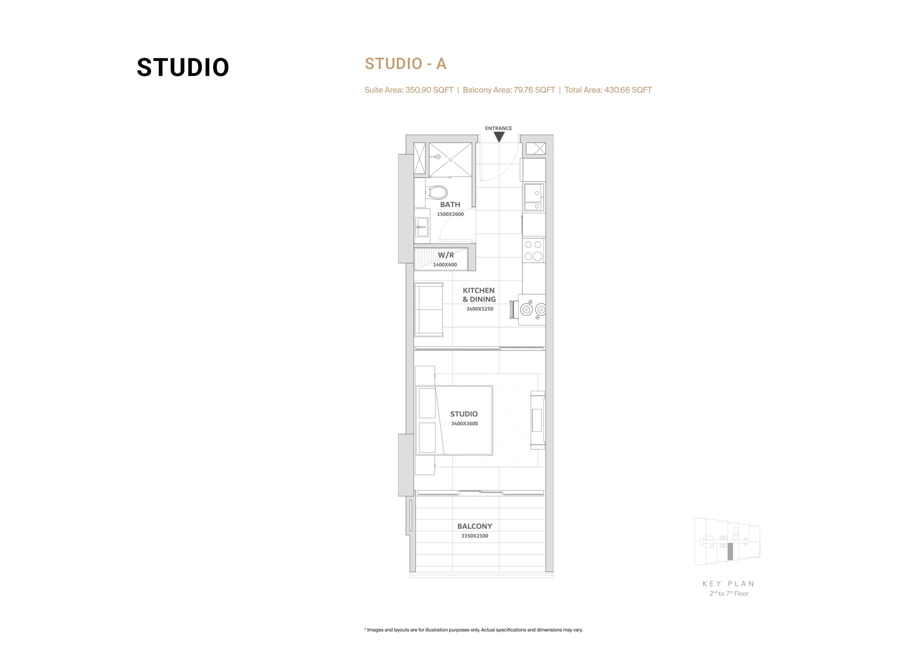 Solanki One Studio floor plan