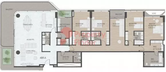 Luce 4BR floor plan