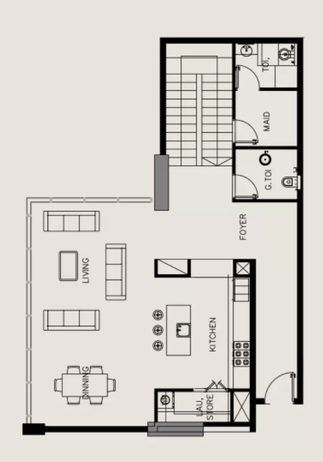 Tivanno 3BR floor plan