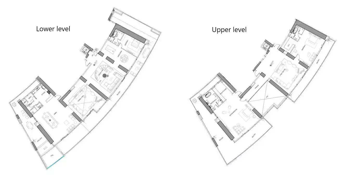 Cavalli Tower 4BR floor plan