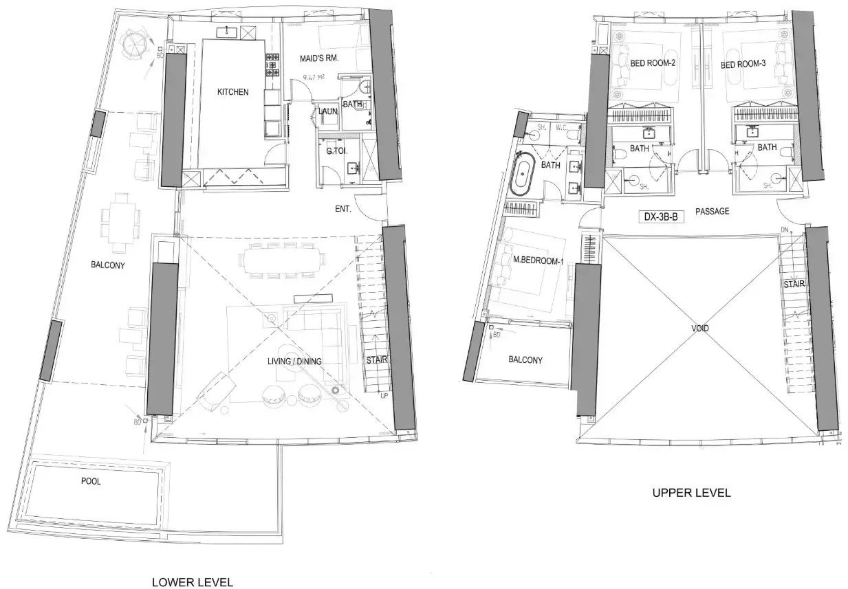 Cavalli Tower 5BR+ floor plan