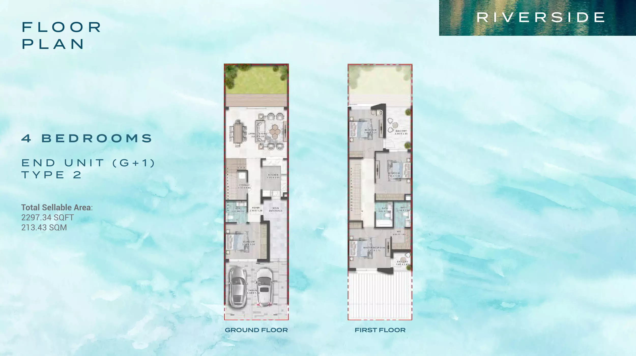 DAMAC Riverside 4BR floor plan