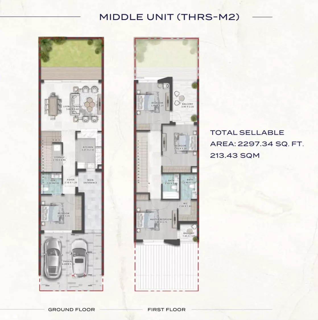 DAMAC Riverside 4BR floor plan