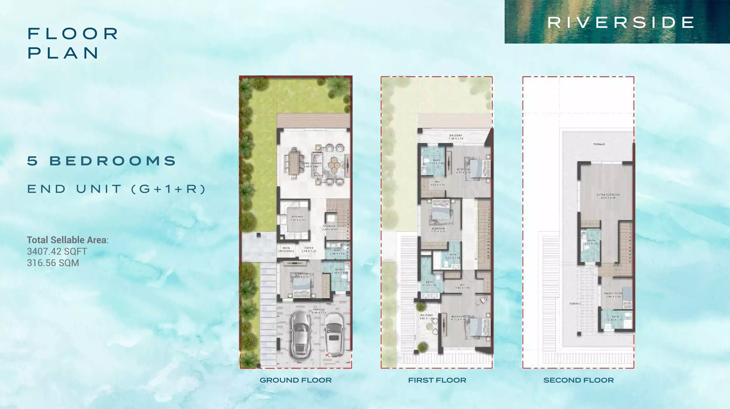 DAMAC Riverside 5BR+ floor plan