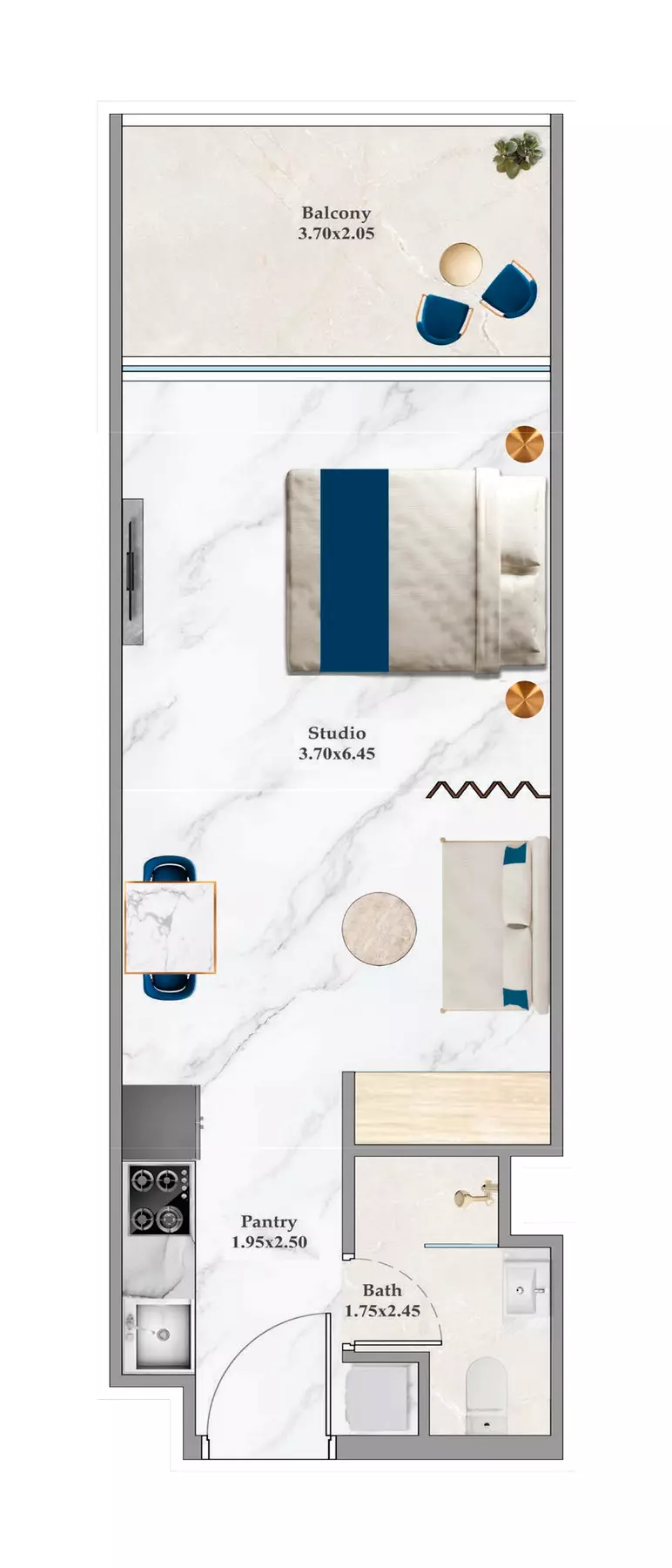 Timez Studio floor plan