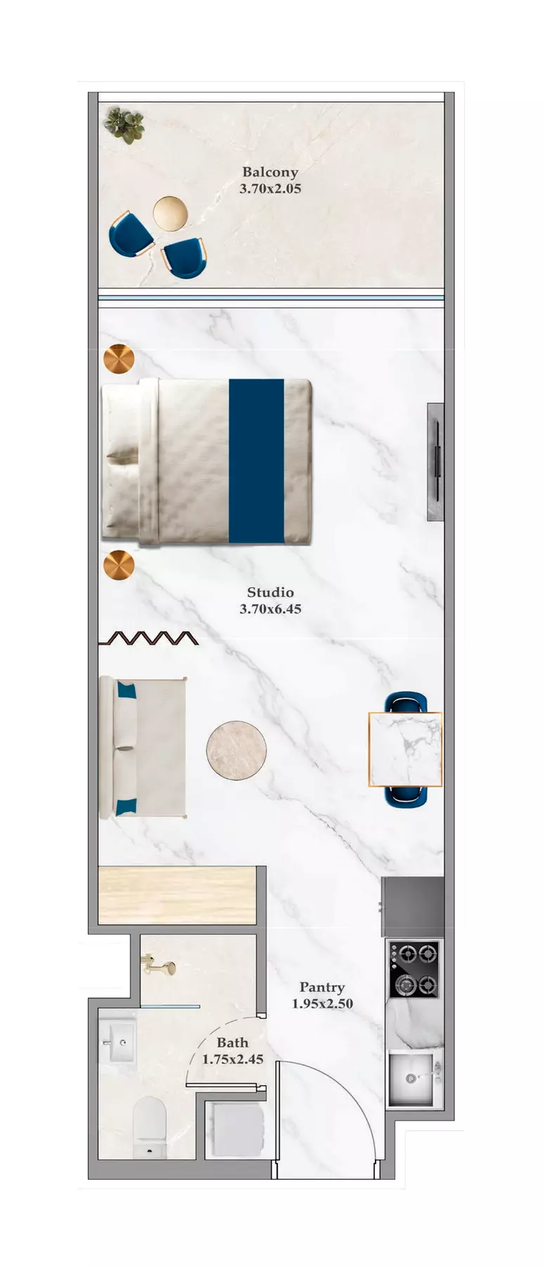 Timez Studio floor plan