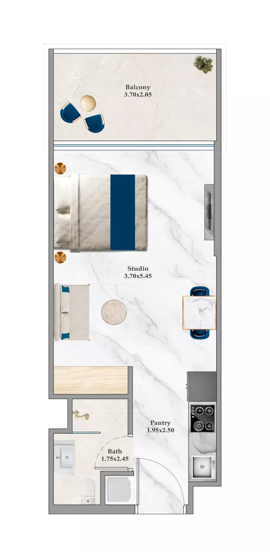 Timez Studio floor plan