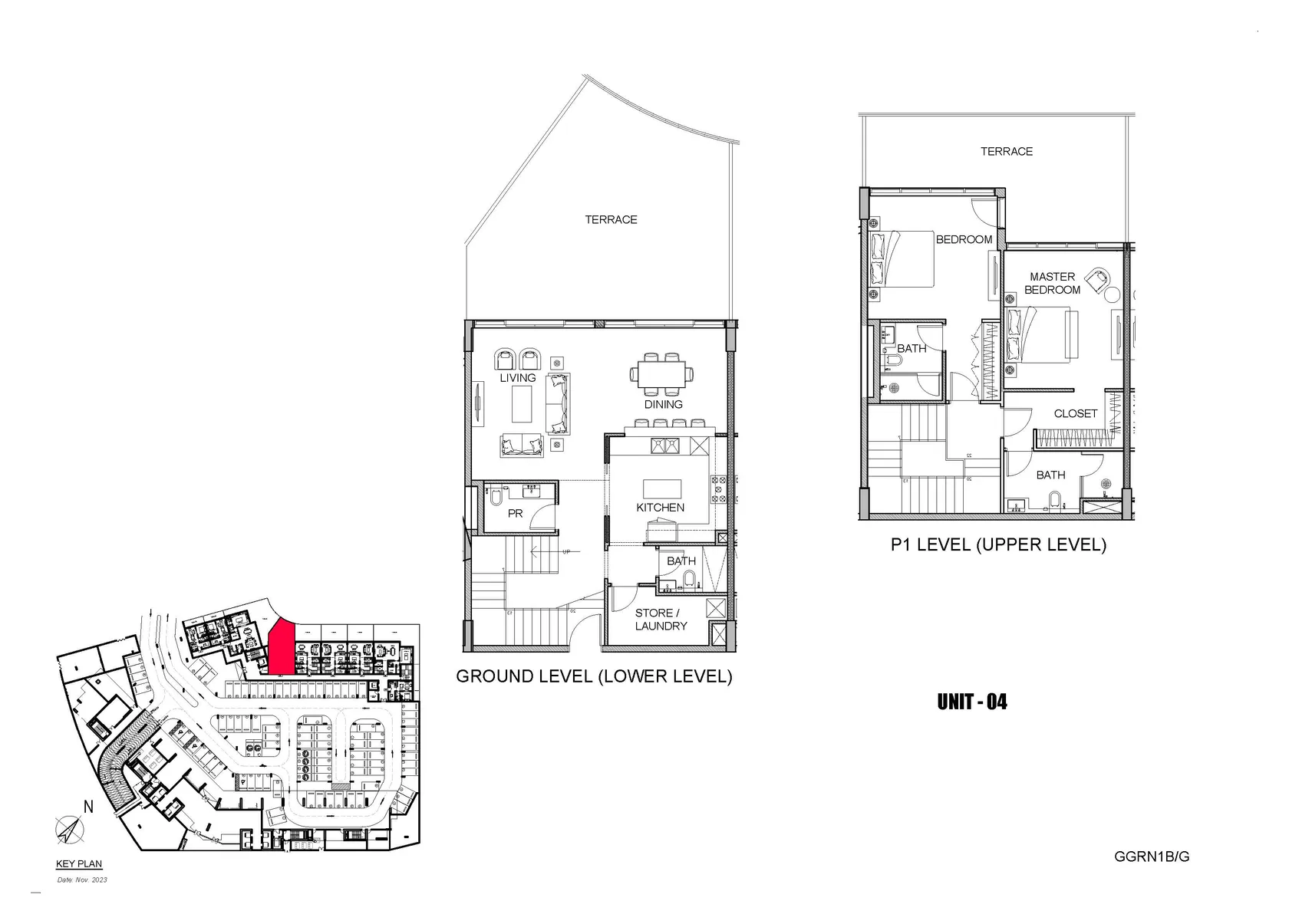 DAMAC Hills - Golf Greens 1 2BR floor plan
