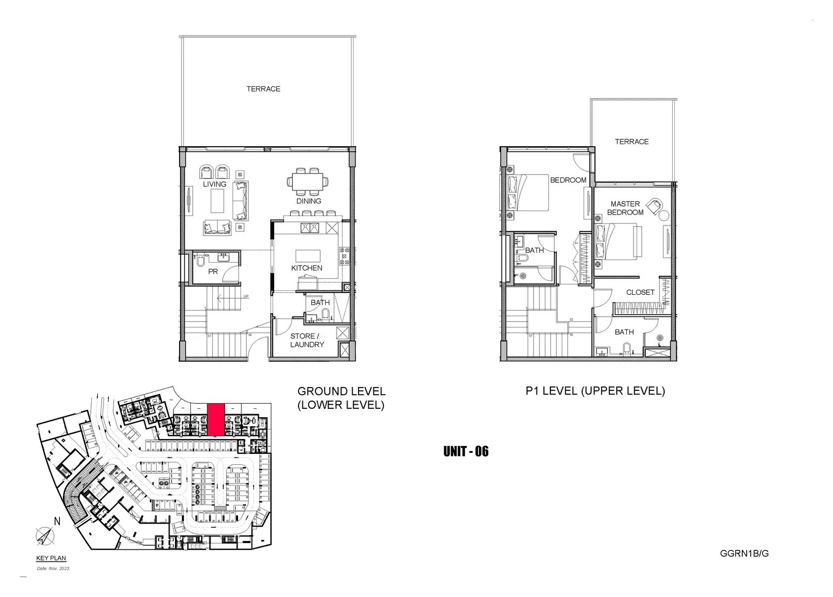 DAMAC Hills - Golf Greens 1 2BR floor plan