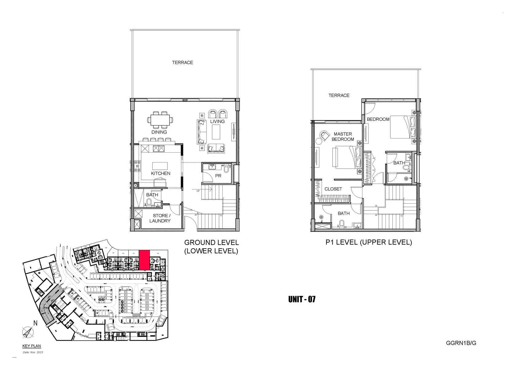 DAMAC Hills - Golf Greens 1 2BR floor plan