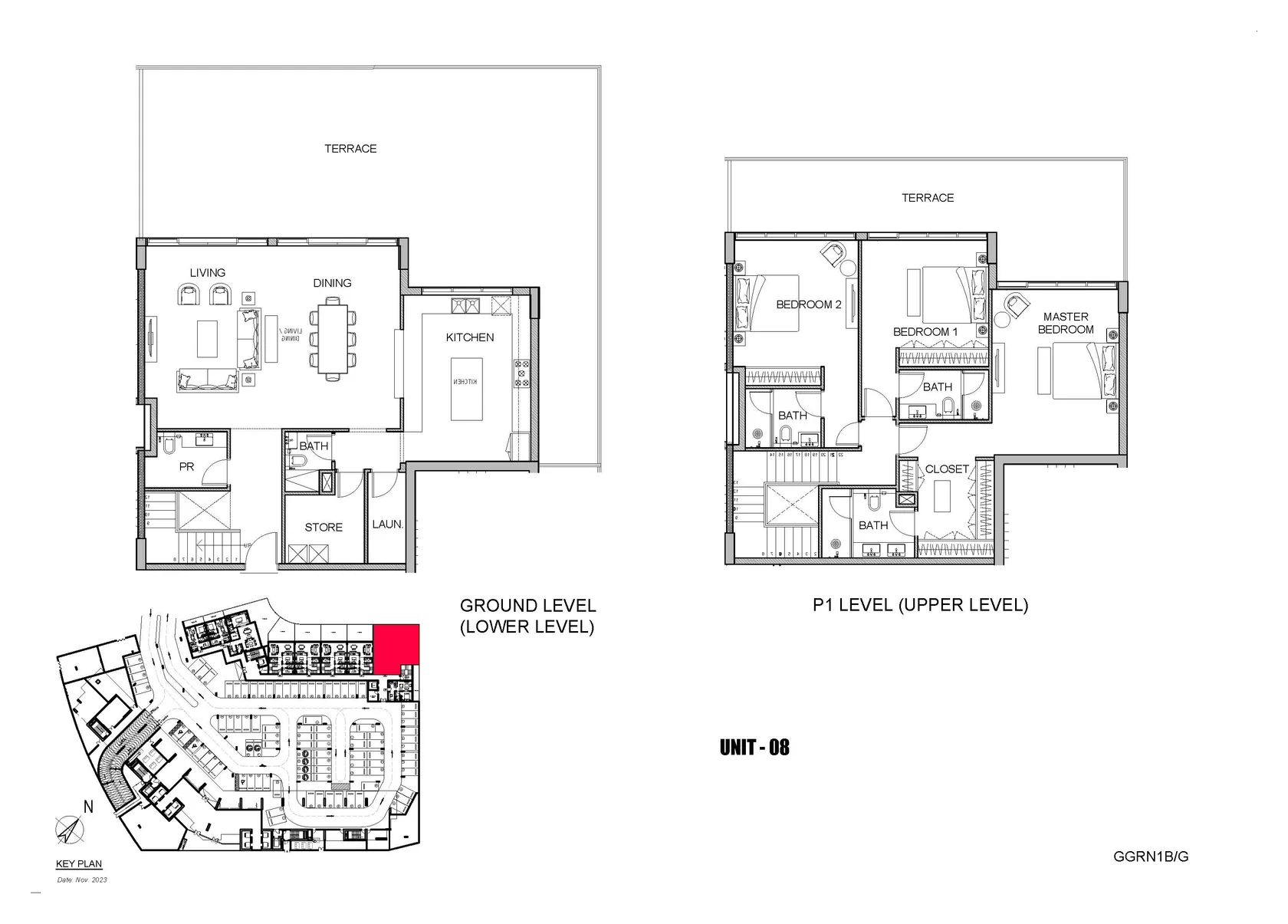 DAMAC Hills - Golf Greens 1 3BR floor plan