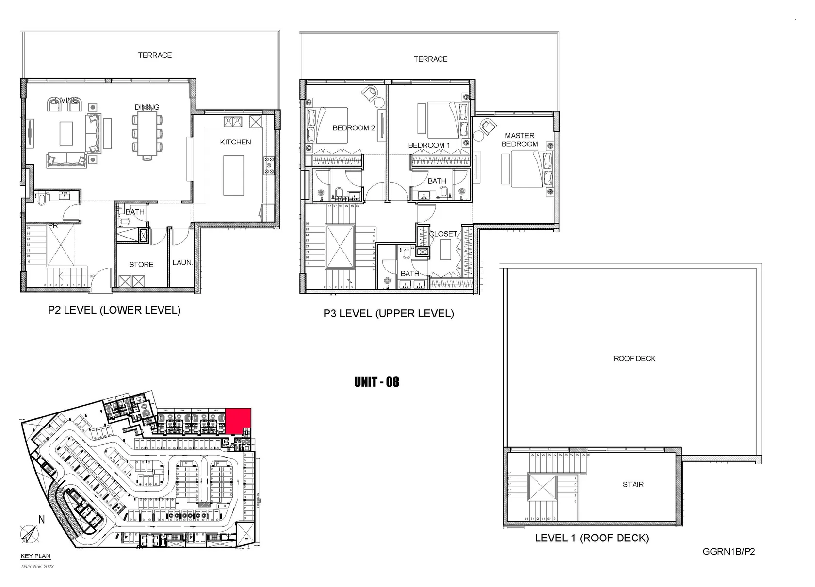 DAMAC Hills - Golf Greens 1 3BR floor plan