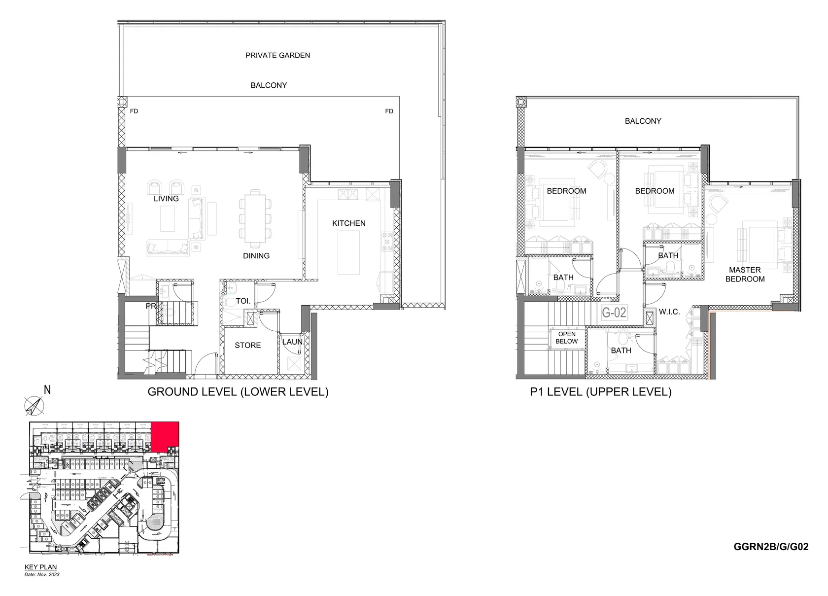 DAMAC Hills - Golf Greens 2 3BR floor plan