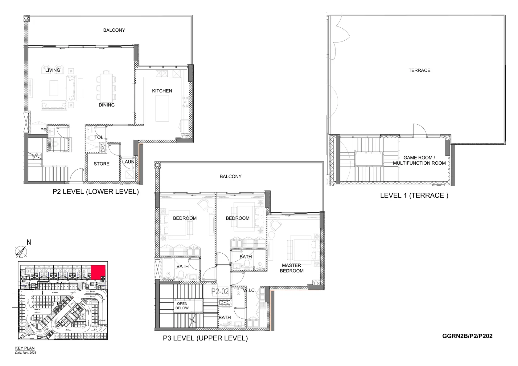 DAMAC Hills - Golf Greens 2 3BR floor plan