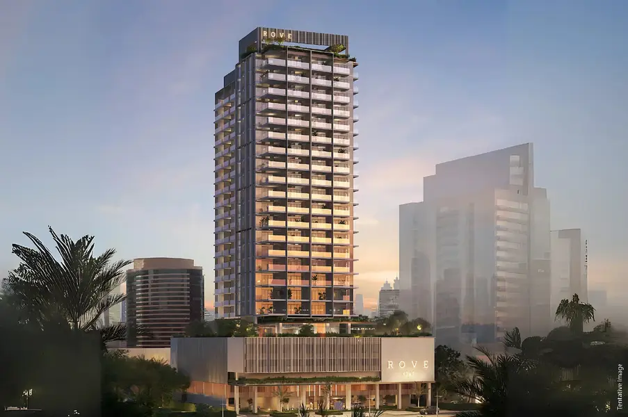An off-plan residential tower in Dubai Marina — comparing off-plan and ready apartments