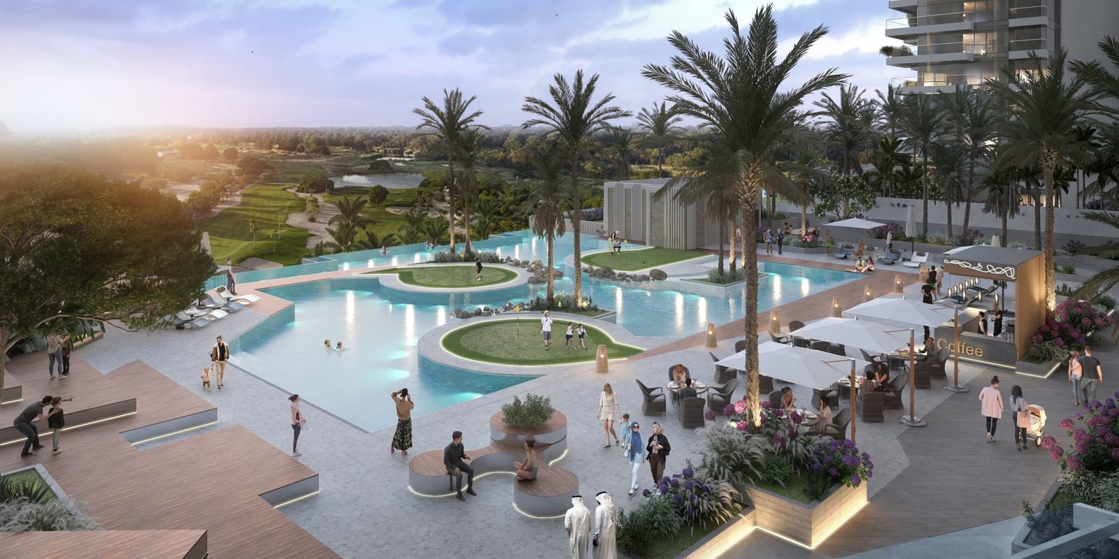 DAMAC Hills - Golf Greens 2 3